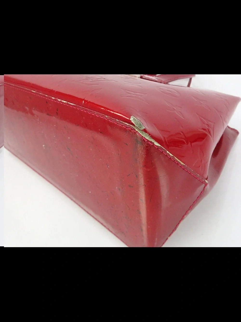 Louis Vuitton shiny red